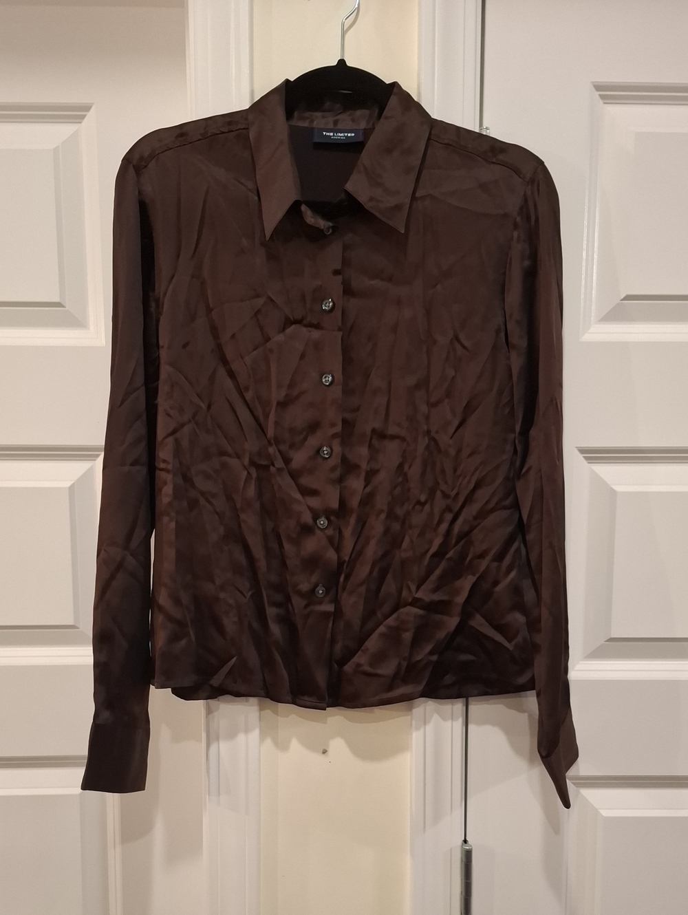 The Limited America 100% Silk Button Down Blouse Size Medium